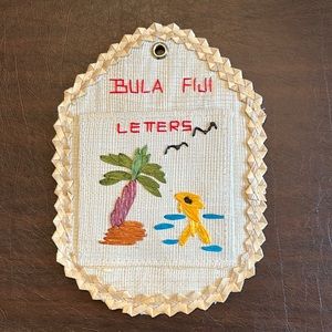 Letter holder from Fiji